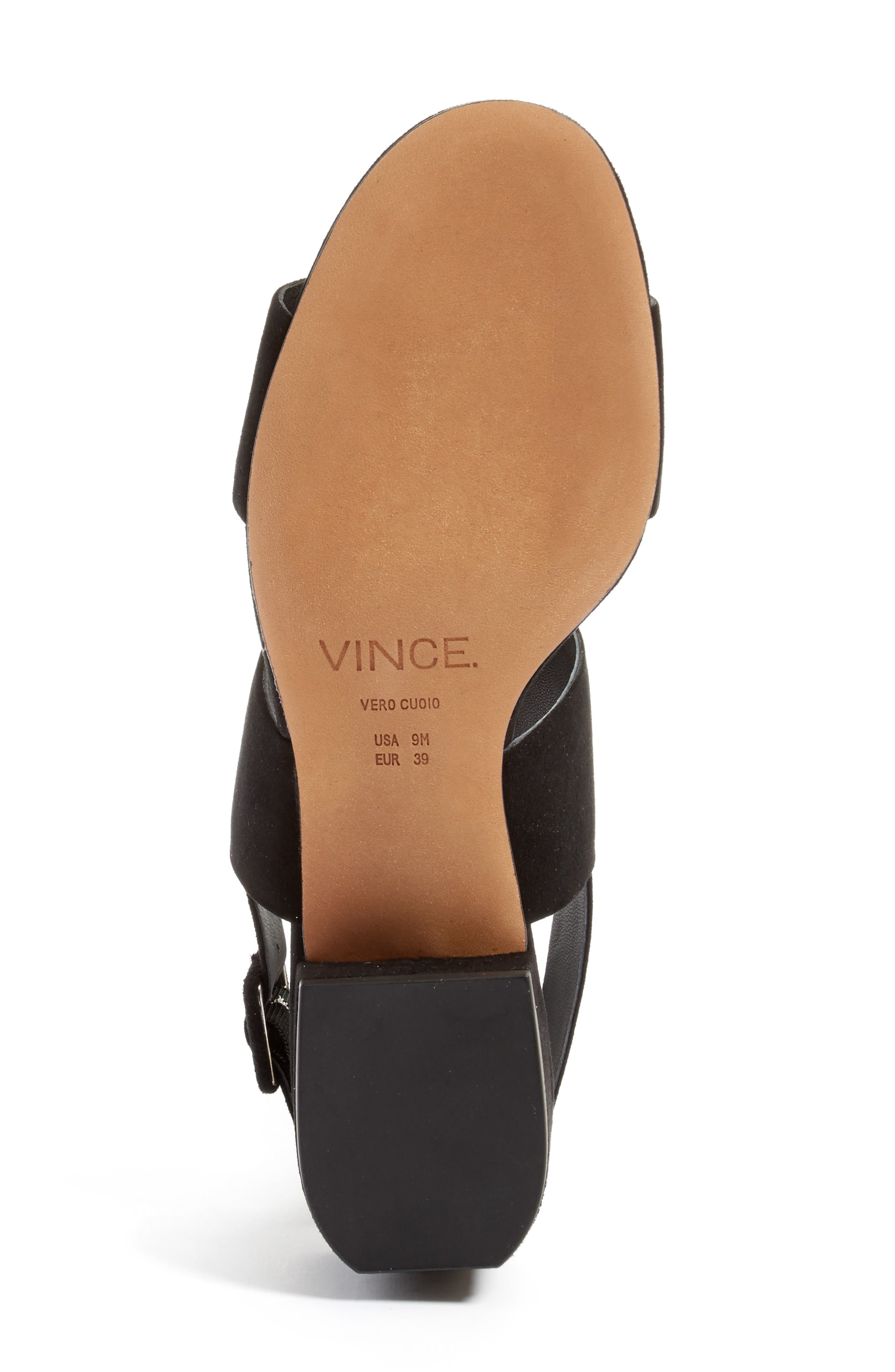 Taye Sandal, Alternate, color, BLACK
