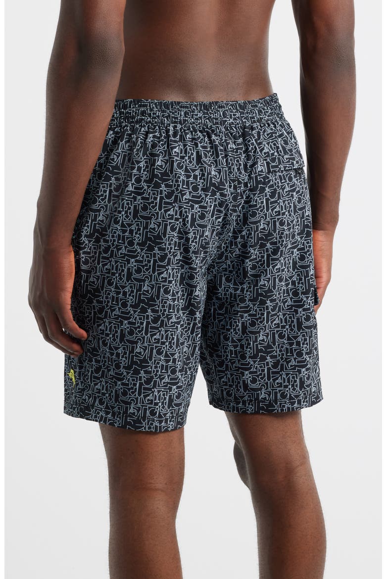 Baja Party Mixer Board Shorts, Alternate, color, BLACK