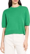 Theory Short Sleeve Cashmere Sweater