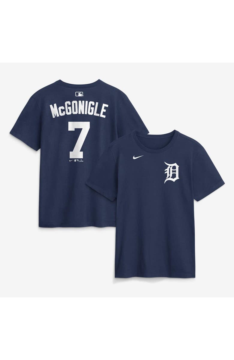 Nike Men's Nike Kevin McGonigle Navy Detroit Tigers Name & Number T-Shirt, Main, color, Navy