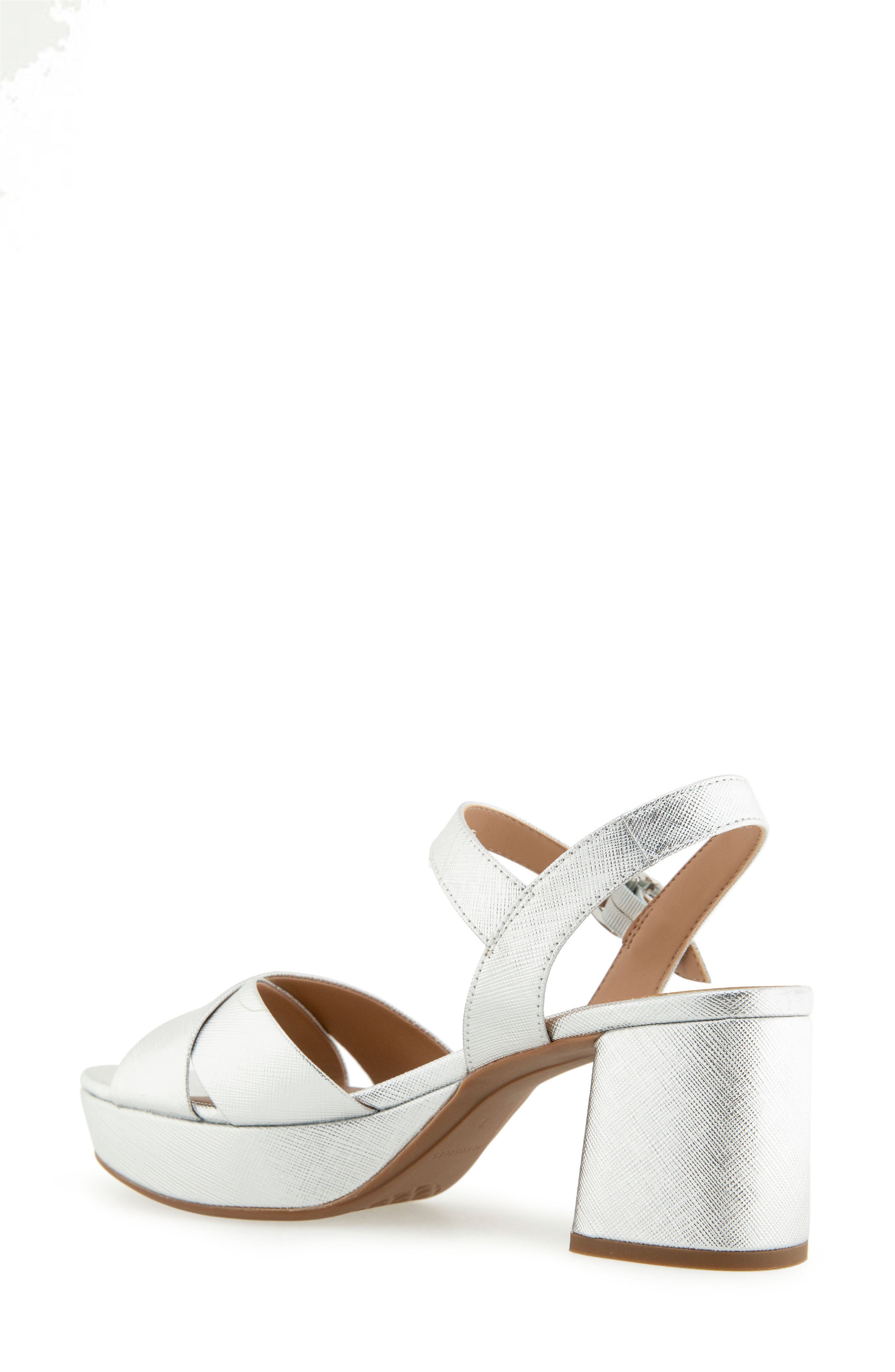 Aerosoles Cosmos Sandal - Wide Width Available, Alternate, color, Silver Metallic Faux Leather