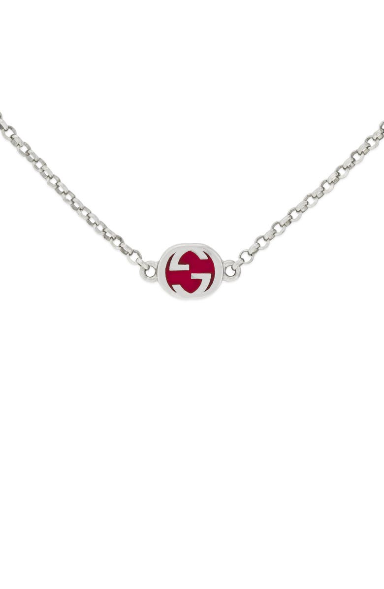 Gucci Interlocking-G Station Necklace, Alternate, color, 