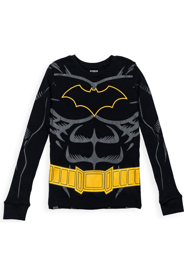 Justice League Batman 2-Piece Pajama Set, Alternate, color, Batman Black
