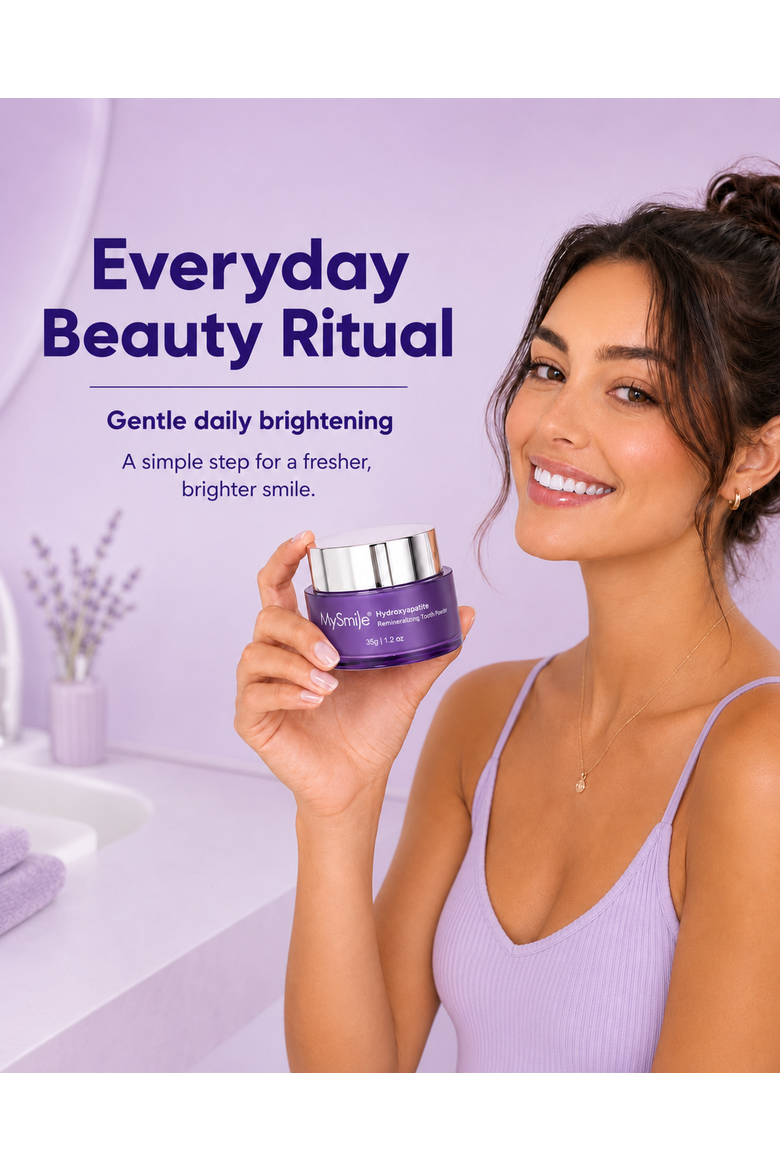 Nano Hydroxyapatite Tooth Powder, Alternate, color, Purple