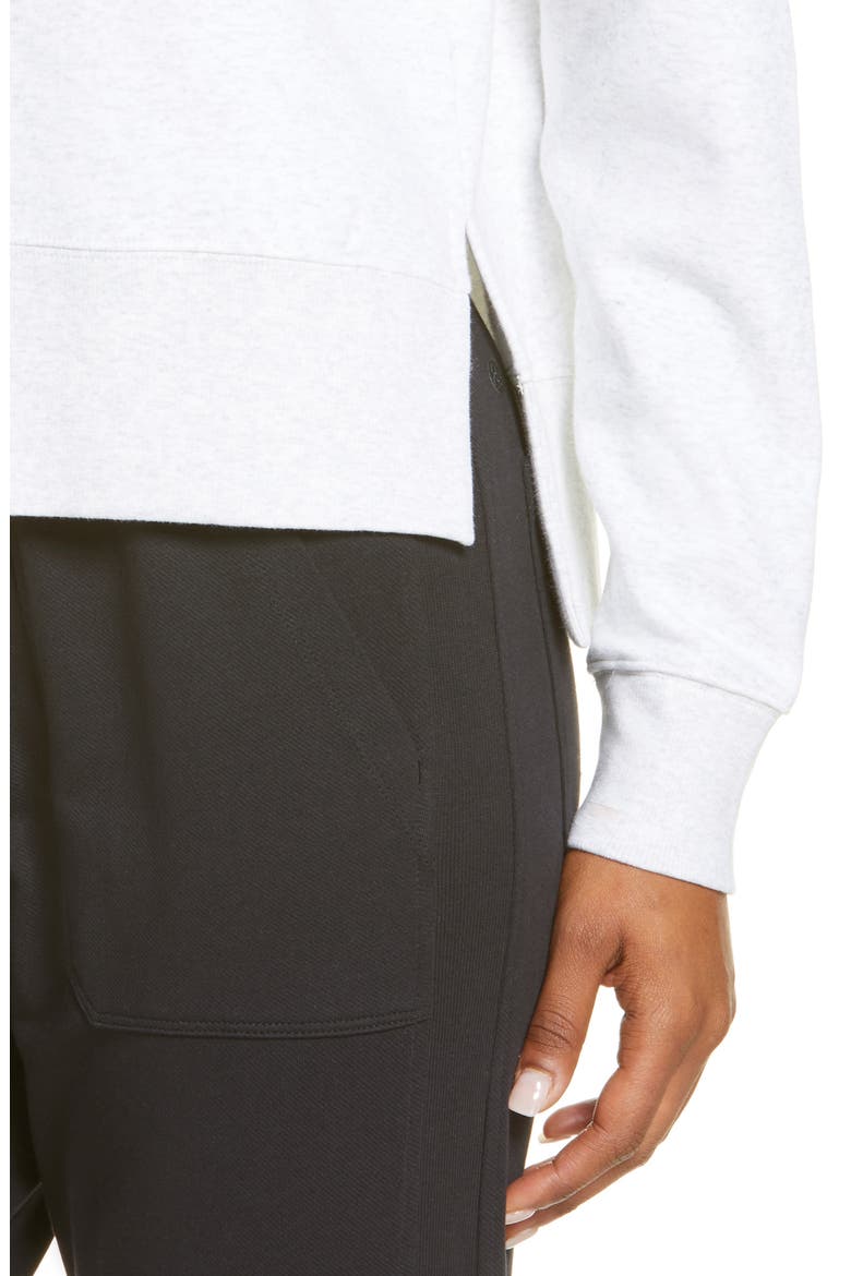 Nola Amazing Fleece Sweatshirt, Alternate, color, IVORY DOVE HEATHER