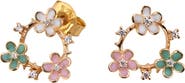 Arte Nova Jewellery Flores Coloridas Earrings