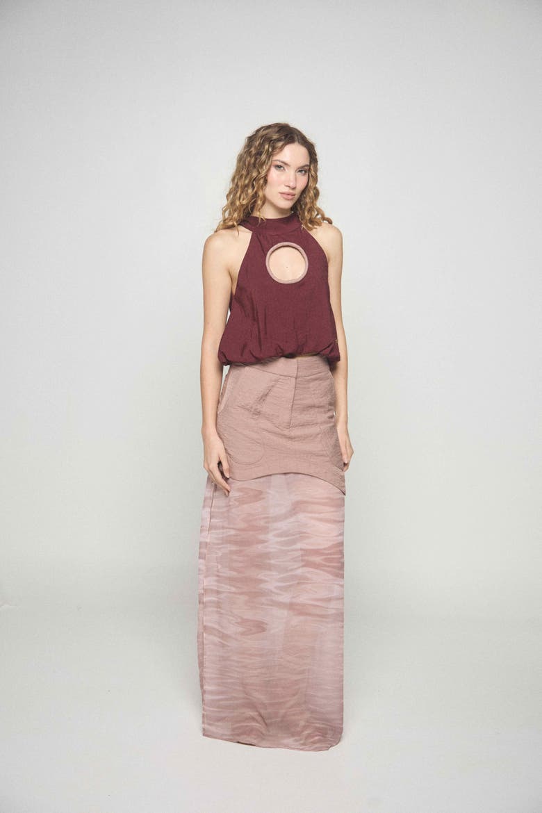Albedo Top, Alternate, color, Burgundy