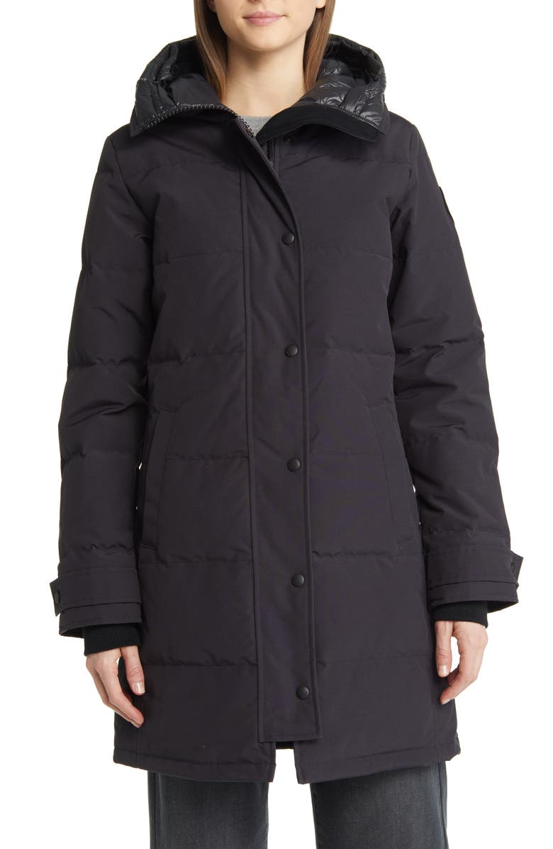 Canada Goose SHELBURNE PARKA- BLACK LABEL, Alternate, color, Navy - Marine