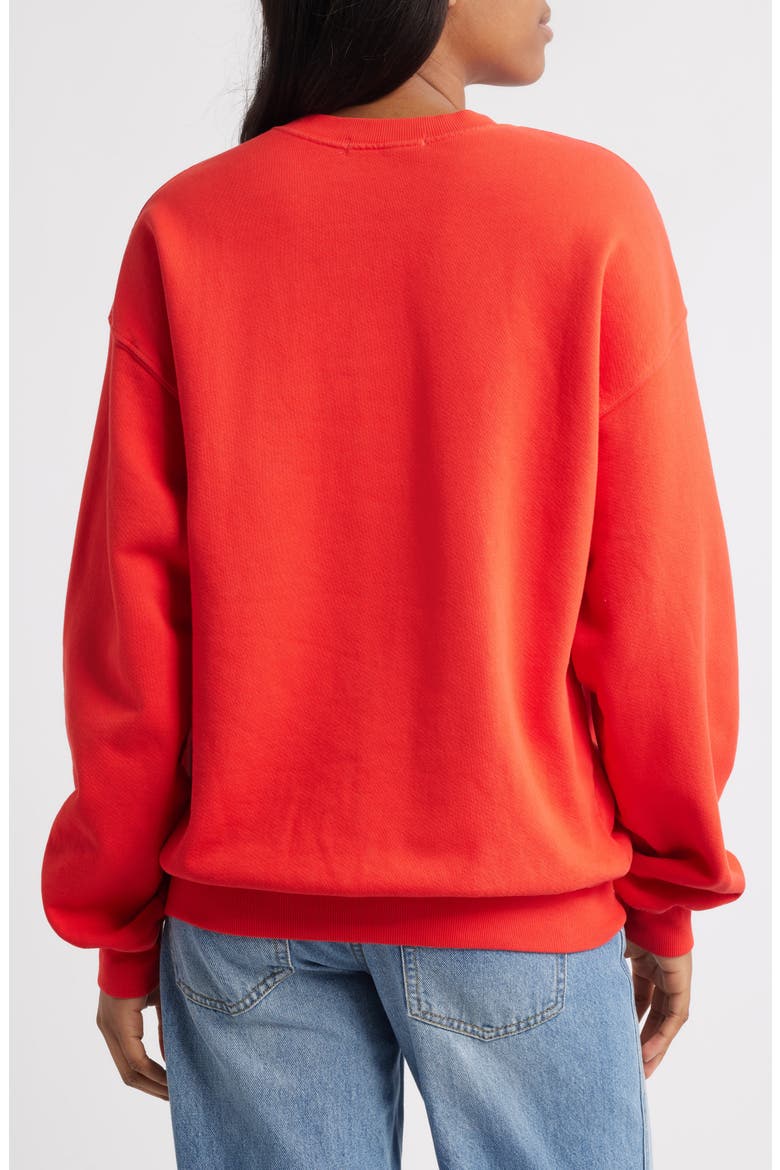 Cowboy Wanted Cotton Graphic Sweatshirt, Alternate, color, CHERRY RED