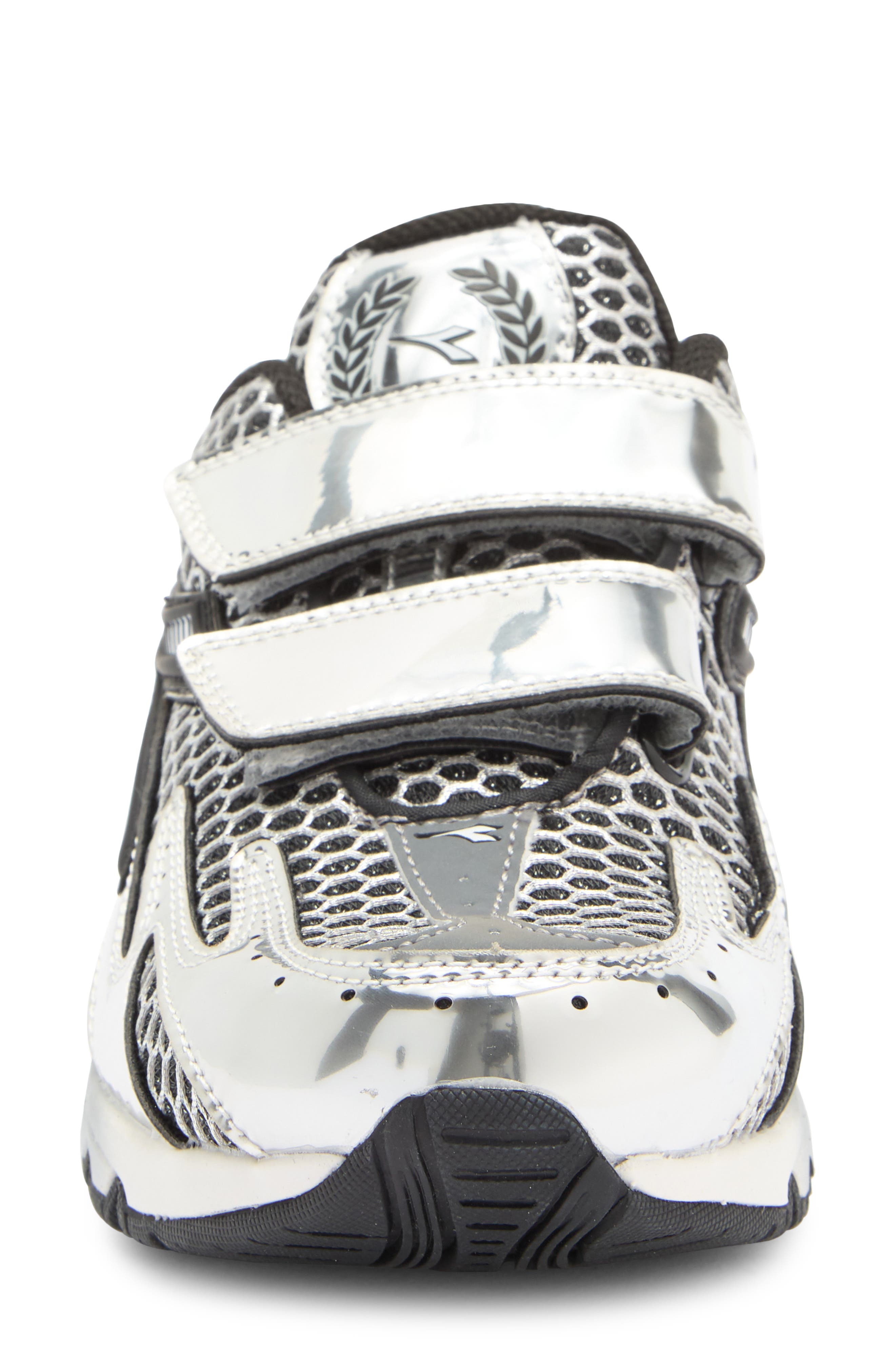 Diadora Gender Inclusive Mythos Propulsion 280 Strap Sneaker, Alternate, color, Silver Dd/ Black