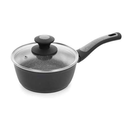 Oster 10 Piece Non-stick Aluminum Cookware Set In Black