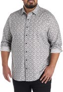 Synrgy by DXL Big & Tall Tonal Dotted Sport Shirt