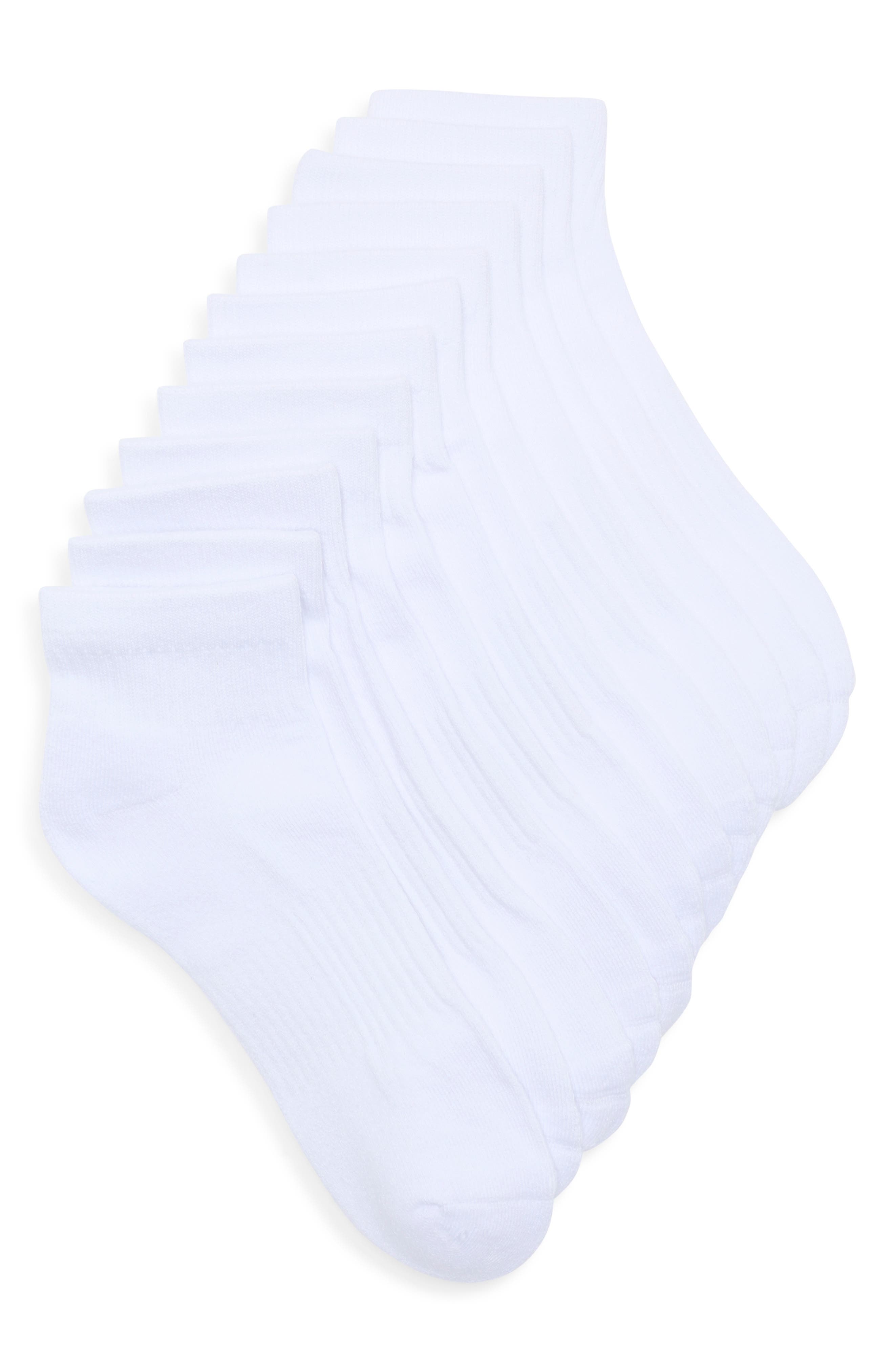 6-Pack Athletic Quarter Socks