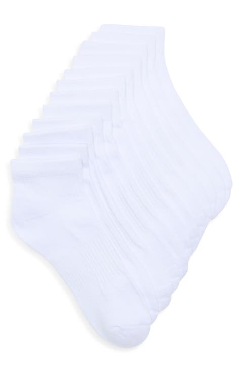 6-Pack Athletic Quarter Socks