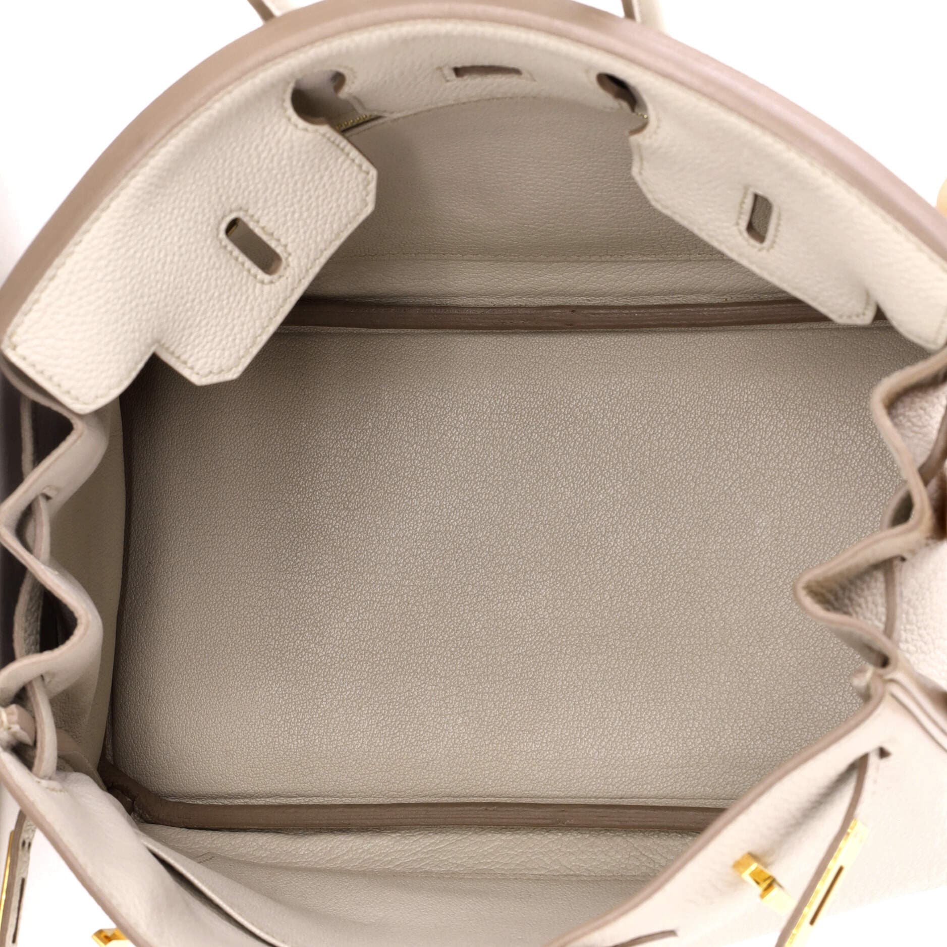 Birkin Handbag Light Togo with Gold Hardware 25, Alternate, color, Beton