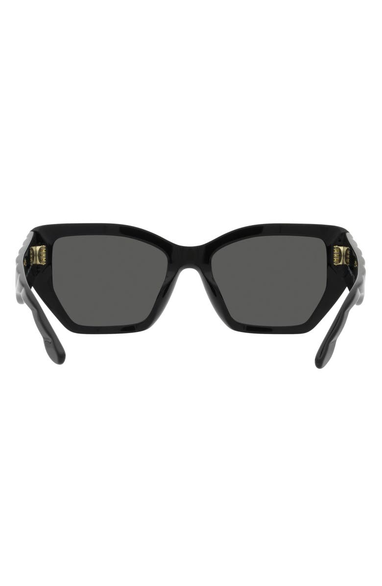 Tory Burch 53mm Rectangular Sunglasses, Alternate, color, 