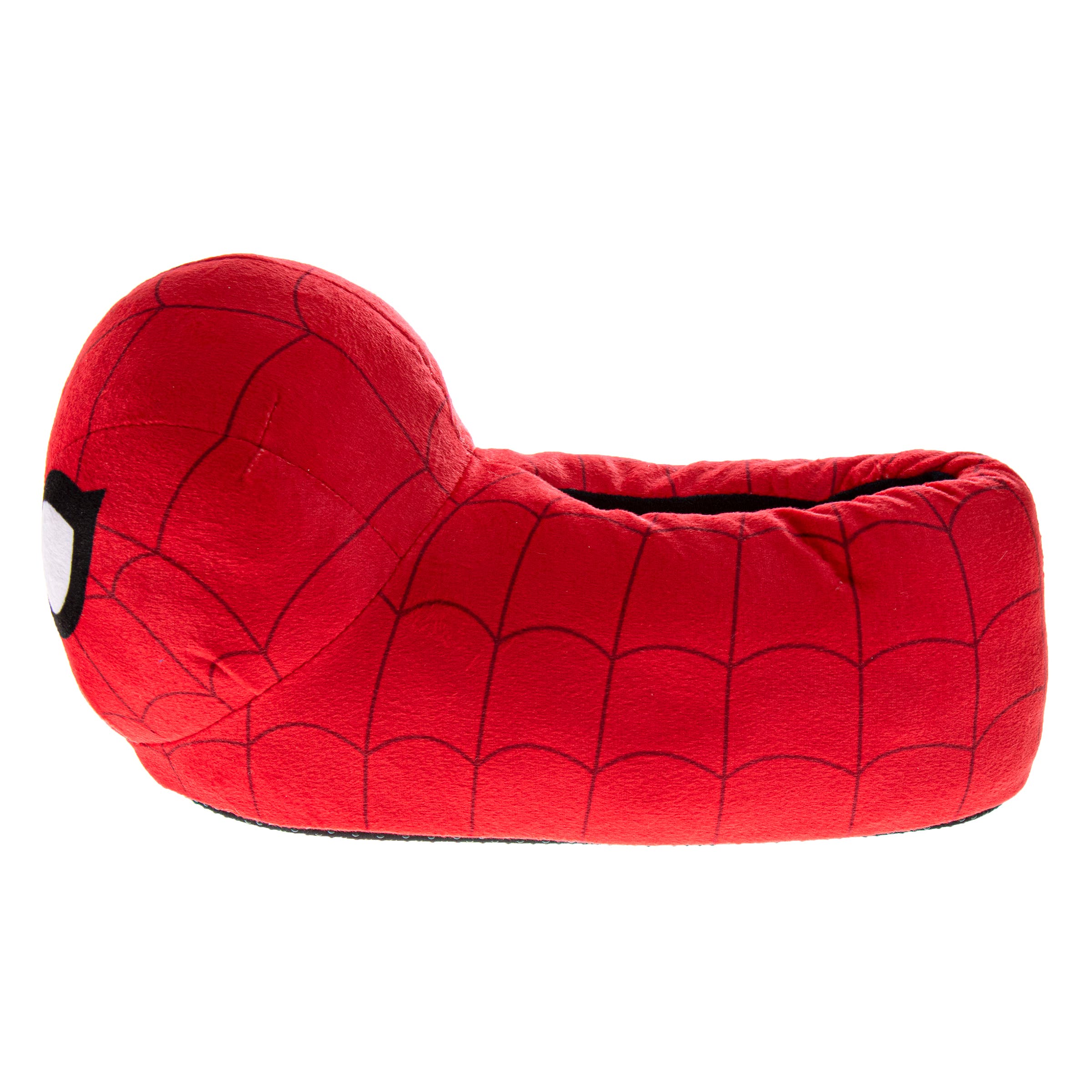 Spider-Man Marvel Spiderman Slippers  Cozy, Plush, and Fun House Shoes, Alternate, color, Red