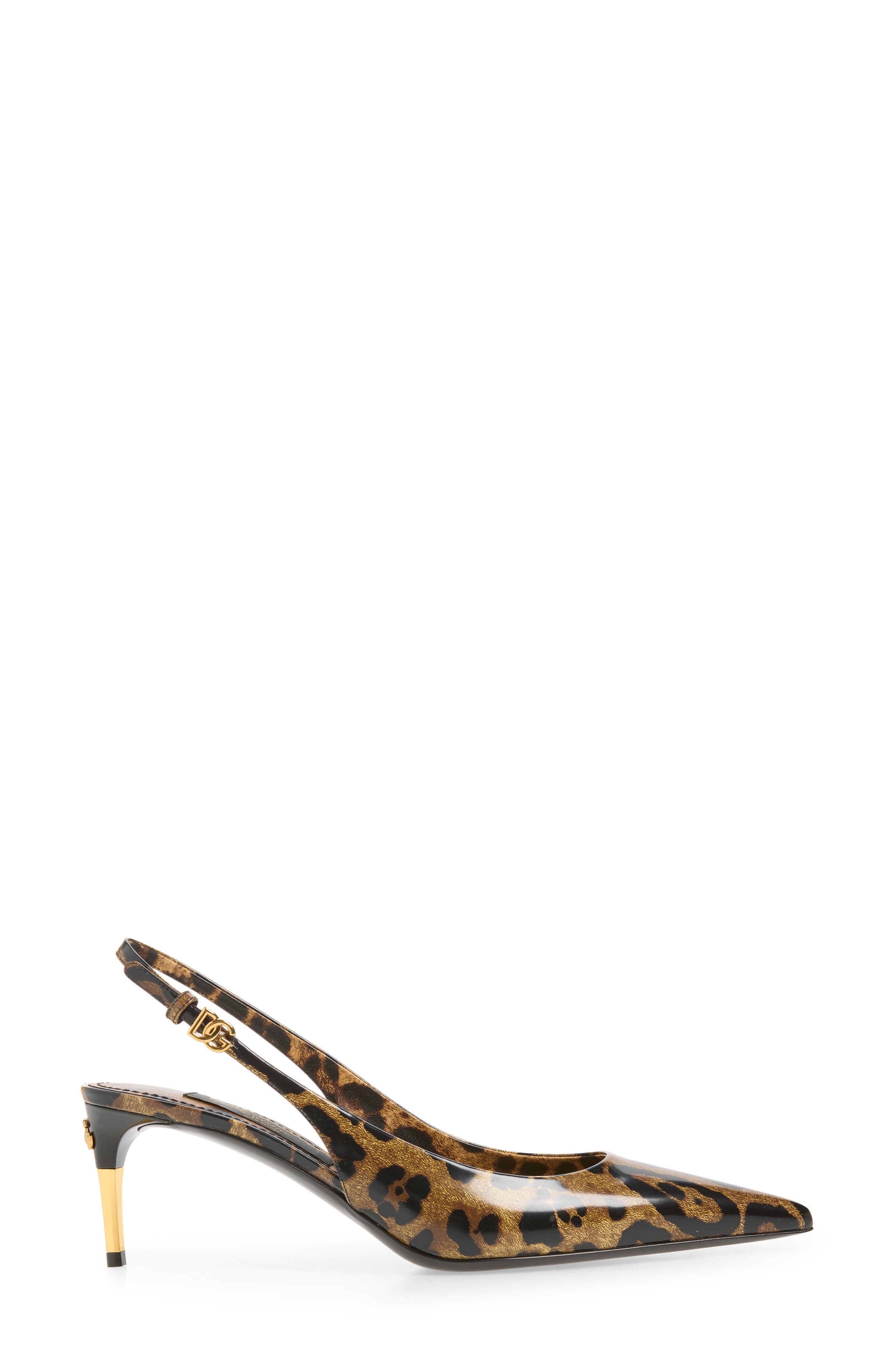 Lollo Leather Slingback Pump, Alternate, color, HA93M LEO