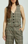 Brixton Plaid Relaxed Fit Vest