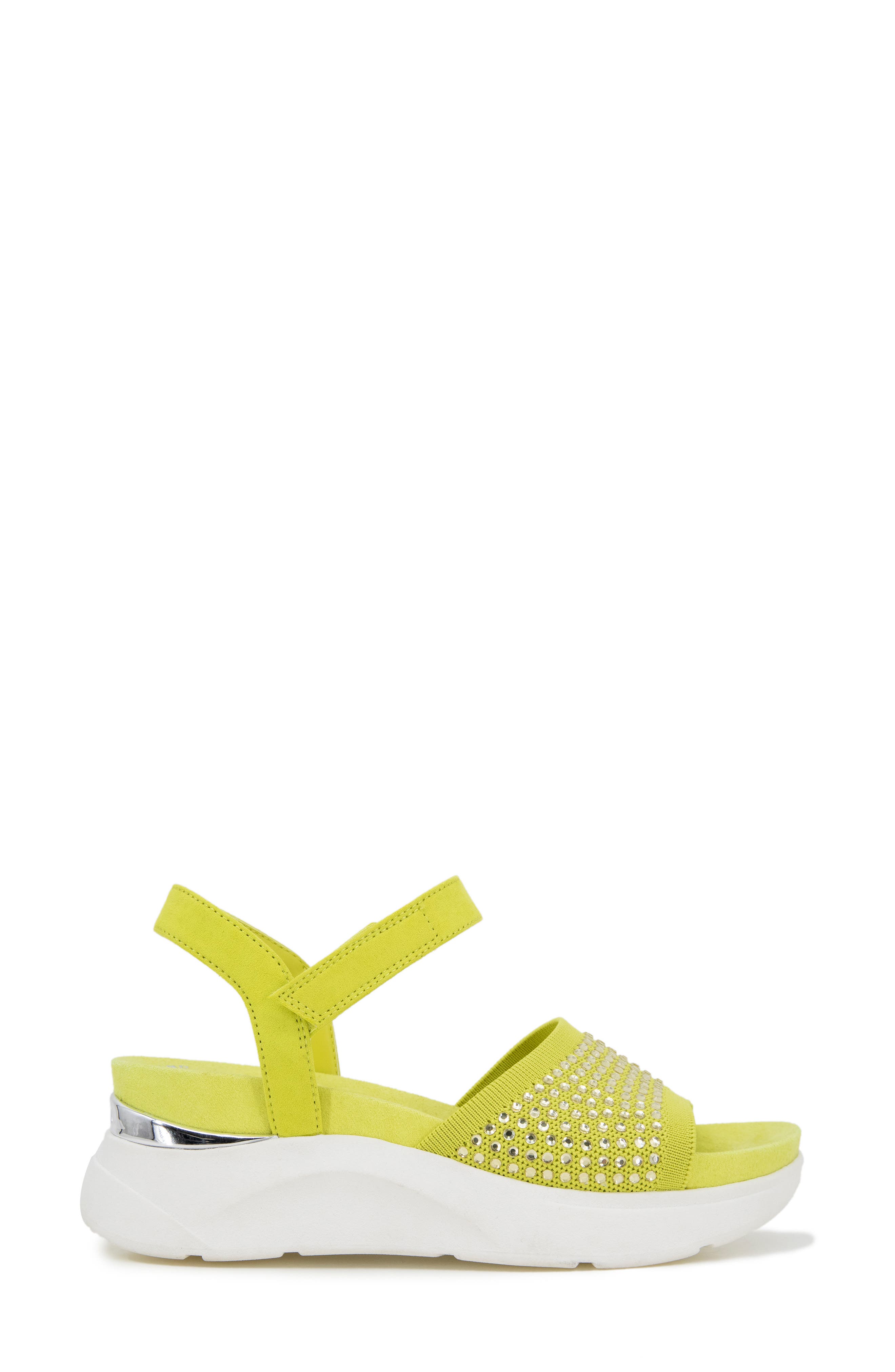 Hera Crystal Platform Sandal, Alternate, color, LIME ZEST JEWEL