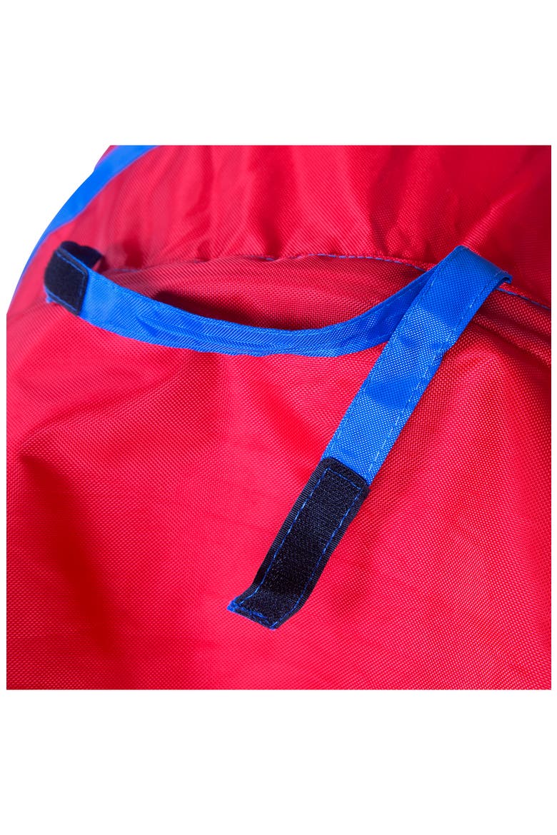 6-Foot Institutional Tunnel, Alternate, color, RED BLUE