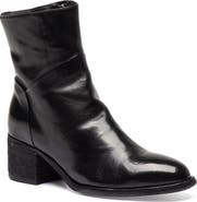 Officine Creative Denner 107 Leather Almond-Toe Bootie