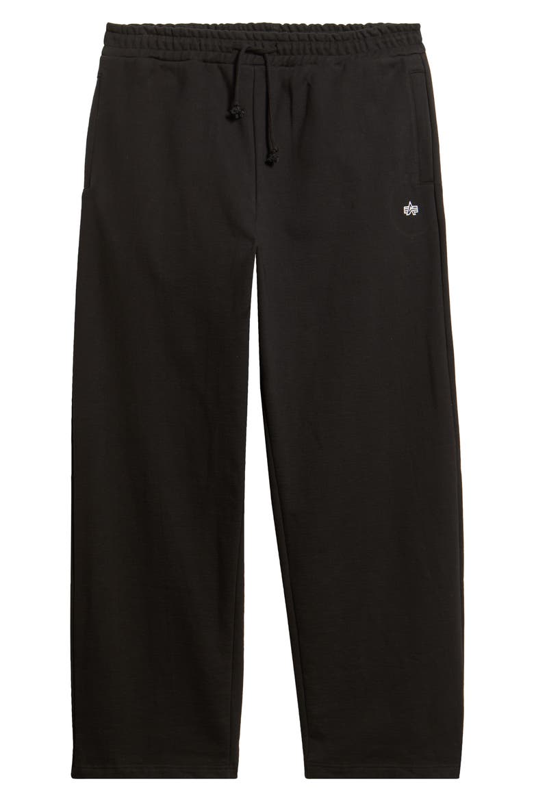 Essential Relaxed Sweatpants, Main, color, BLACK