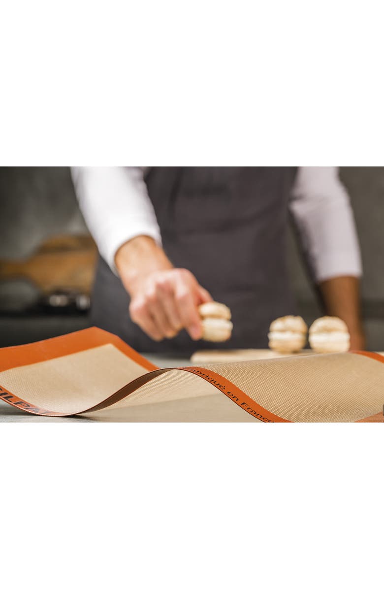Silpat Premium 3/4 Sheet Non-Stick Silicone Baking Mat, Alternate, color, Orange