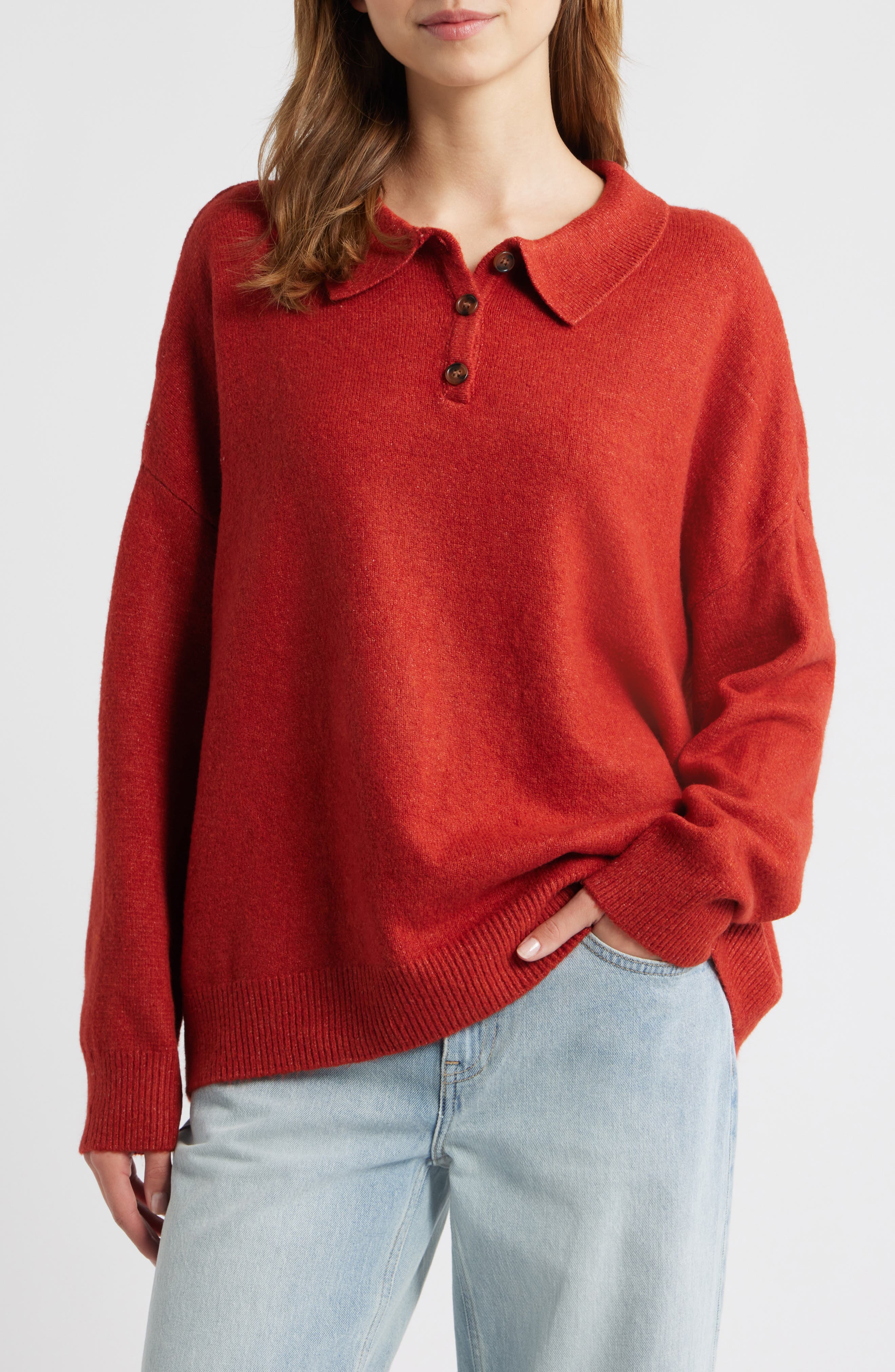 Jesse Knit Polo Sweater - image 3