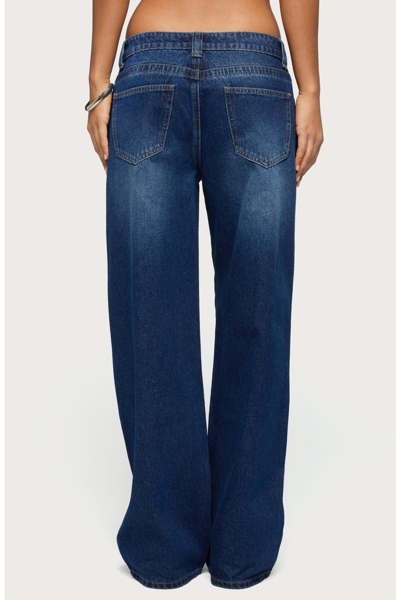 Rivka Low Rise Wide Leg Jeans, Alternate, color, DARK-BLUE-WASHED
