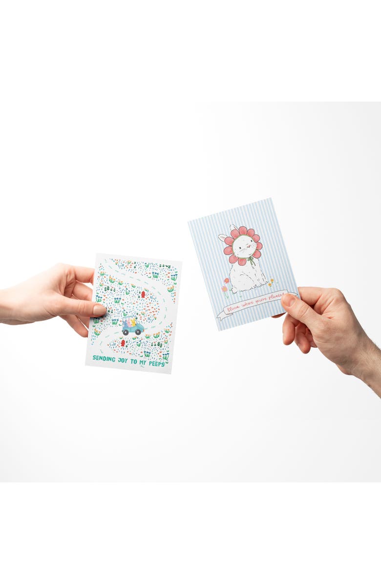 Ramus & Co Easter Assorted Greeting Card Pack (3ct) "Peeps, Flower Bunny, Pink Easter", Alternate, color, Multi-Pack