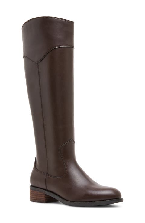 Cander Waterproof Leather Knee High Boot