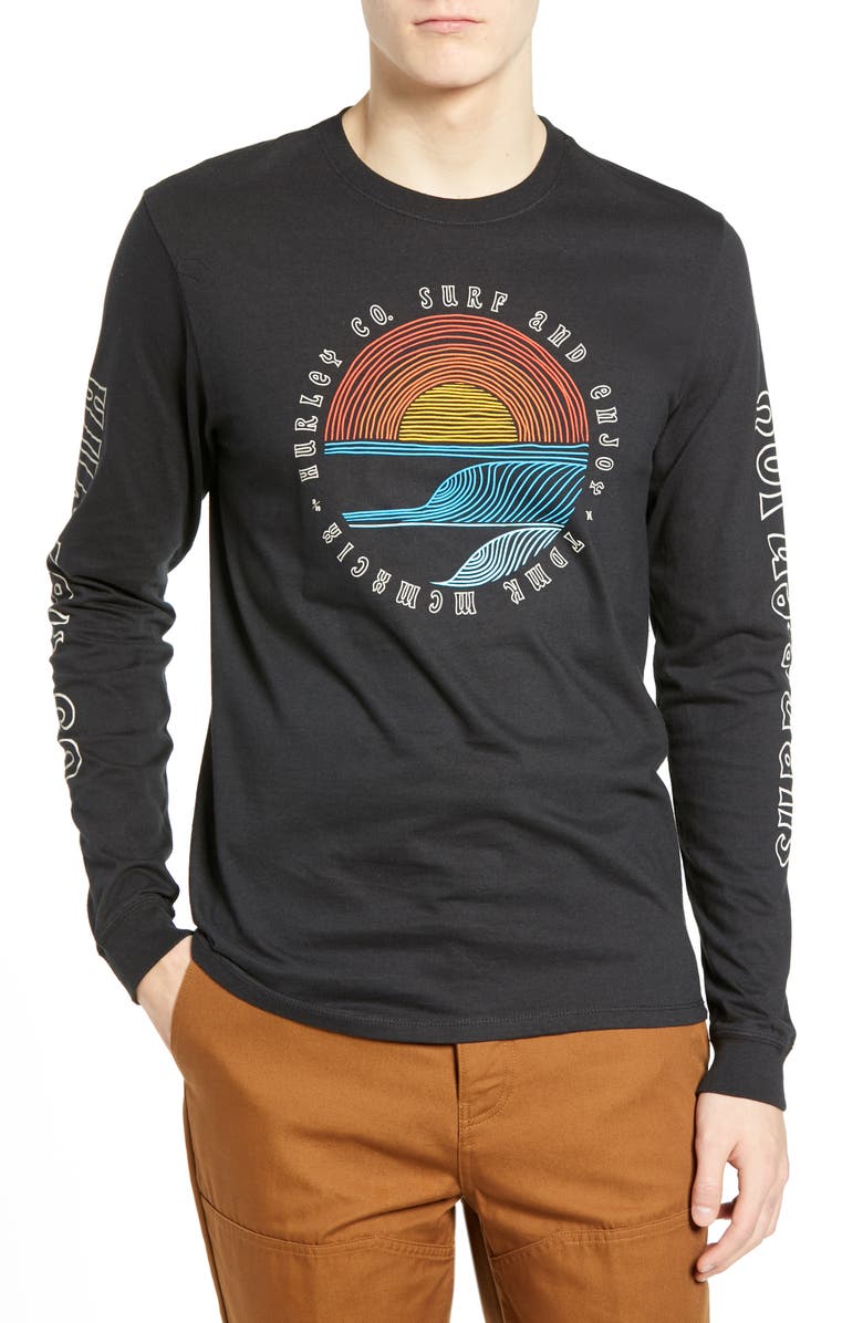 Hurley Core Pennant Graphic T-Shirt, Main, color, 