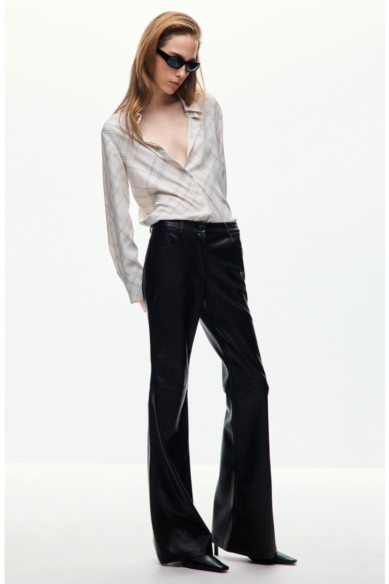 Printed Straight Shirt, Alternate, color, ECRU