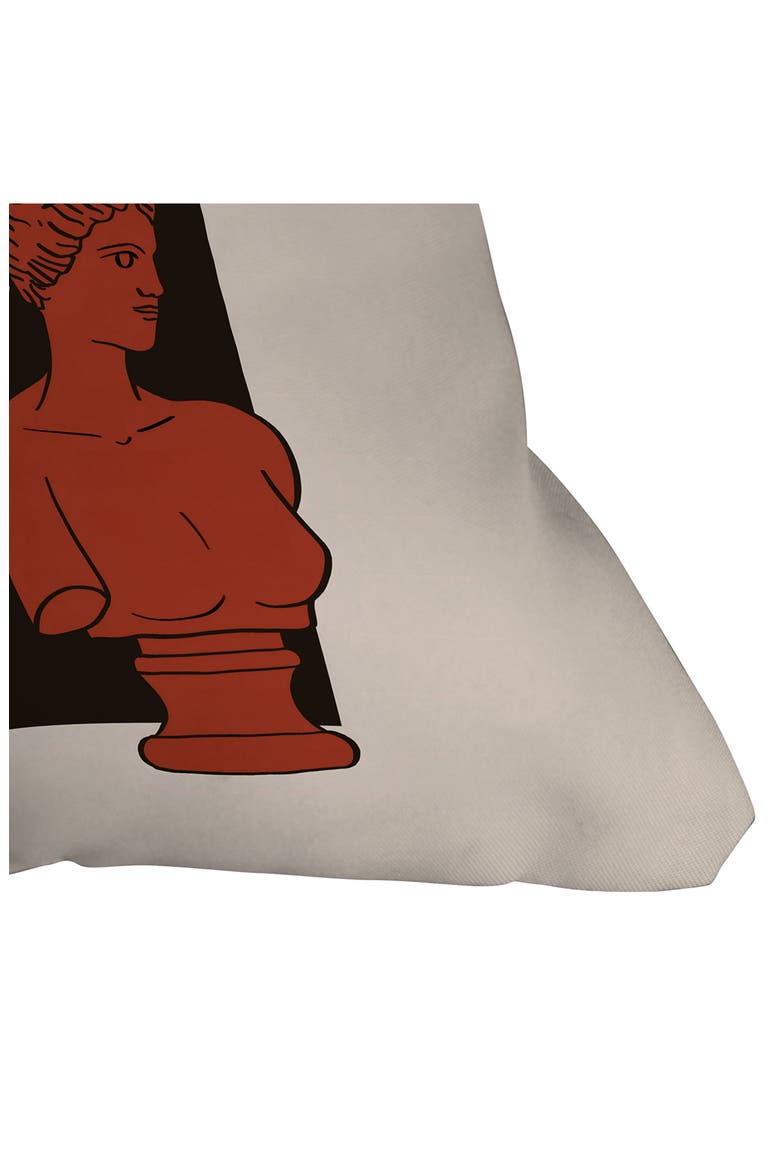 Classic Busts Throw Pillow, Alternate, color, MULTI