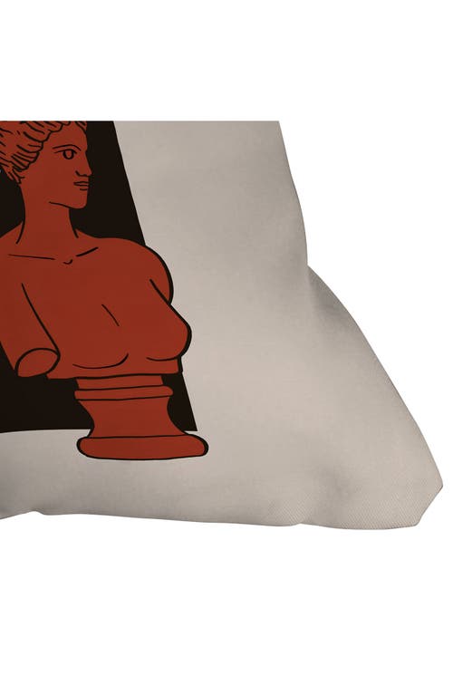Deny Designs Classic Busts Throw Pillow In Multi
