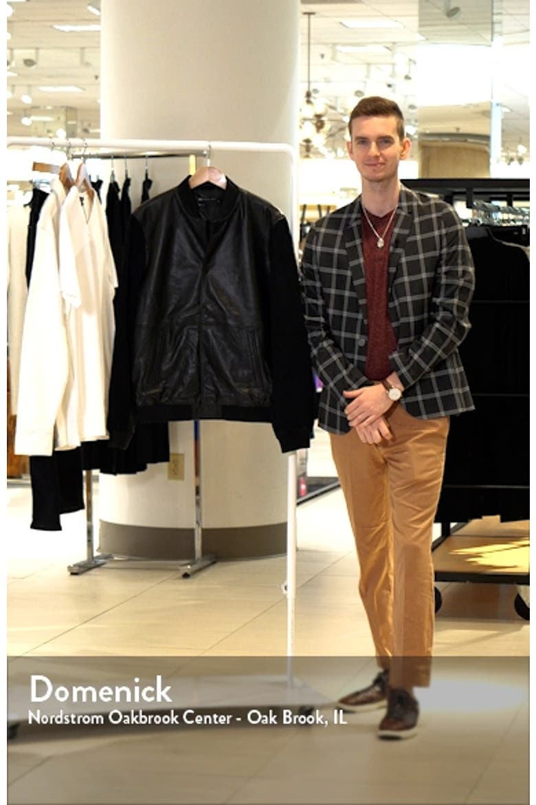 Oversize Leather Bomber Jacket video