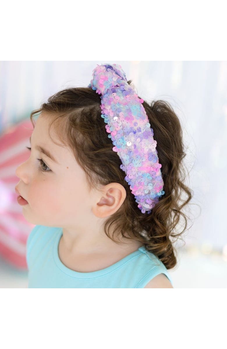 Sweet Wink Mermaid Sequin Headband, Alternate, color, Multicolor