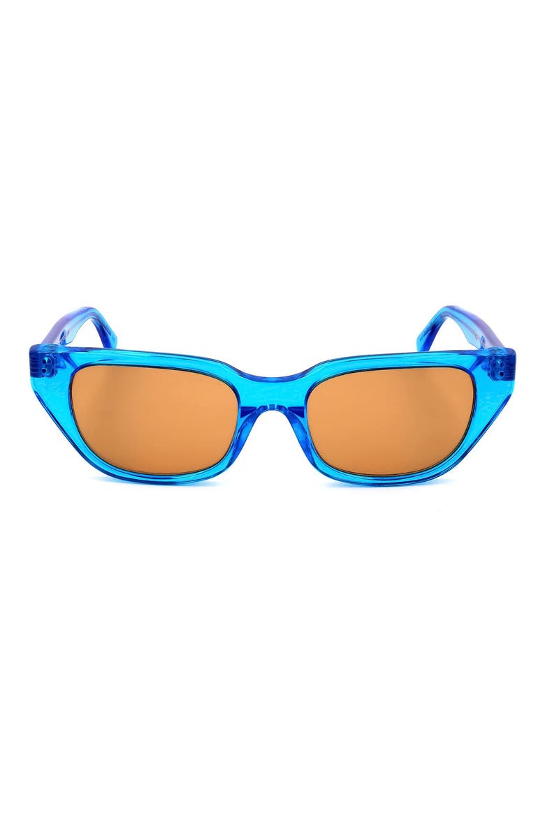 51mm Cat Eye Sunglasses, Main, color, BLUE