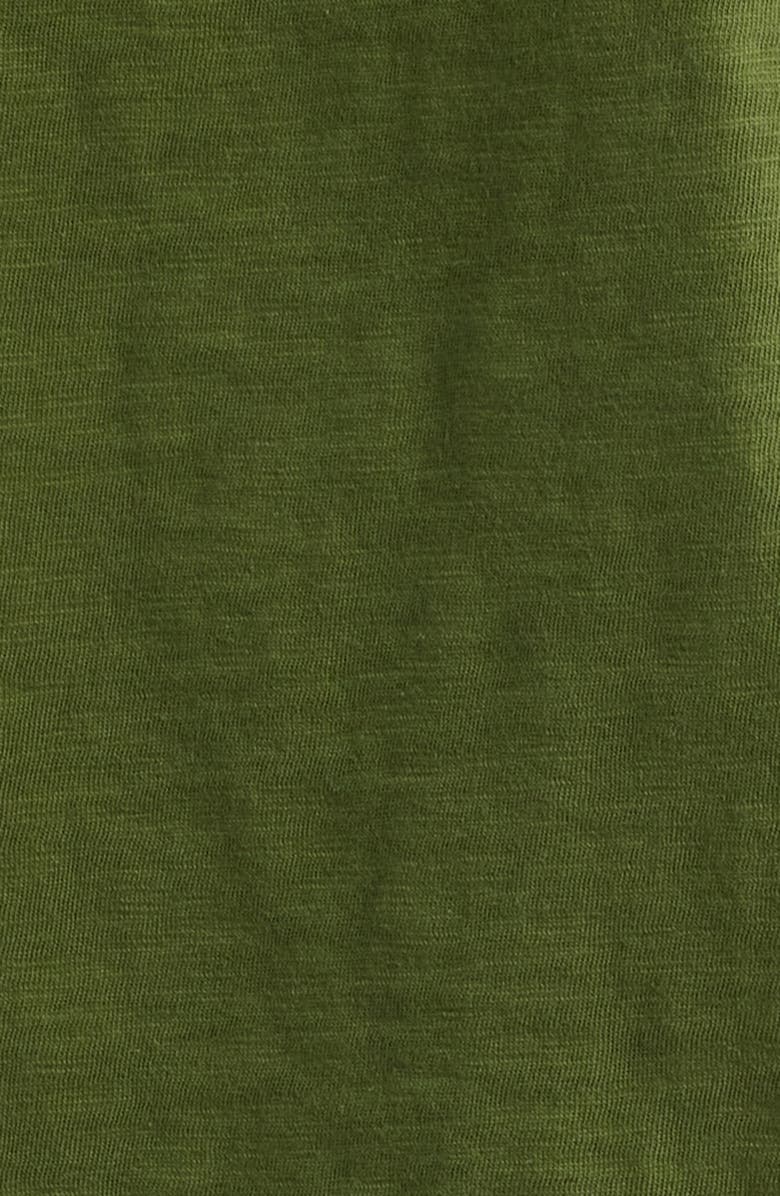 CITY BLUES Crochet Pocket T-Shirt, Alternate, color, Pine