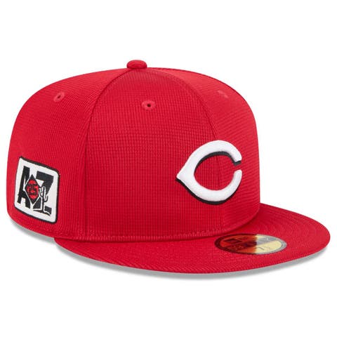 Men's New Era  Red Cincinnati Reds 2025 Spring Training 59FIFTY Fitted Hat