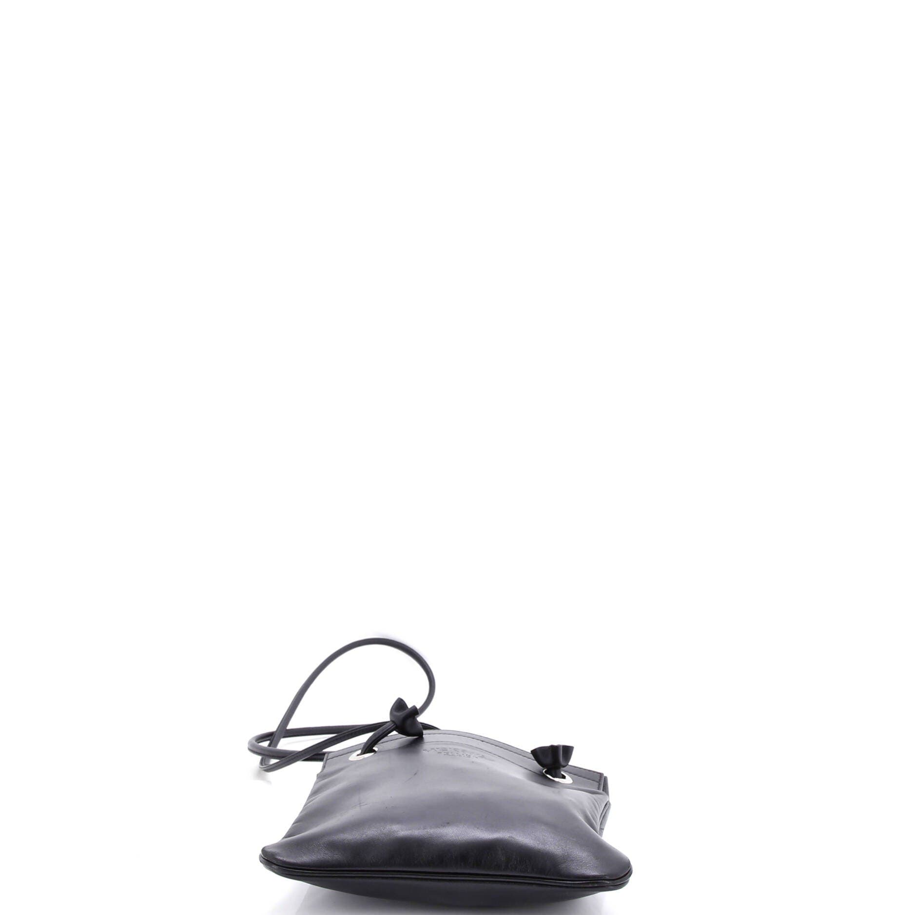 Pre-Owned Hermes Aline Bag Milo Lambskin and Swift Mini, Alternate, color, Noir