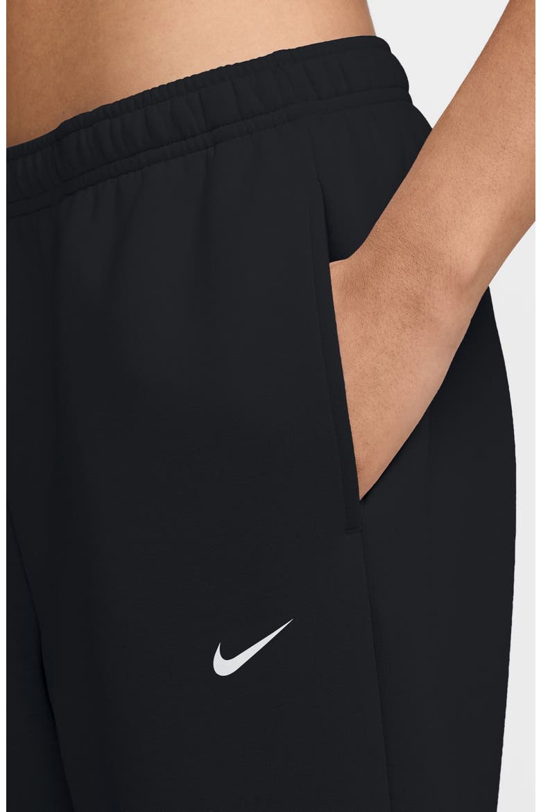 Studio Fleece Sport Sweatpants, Alternate, color, BLACK/ WHITE