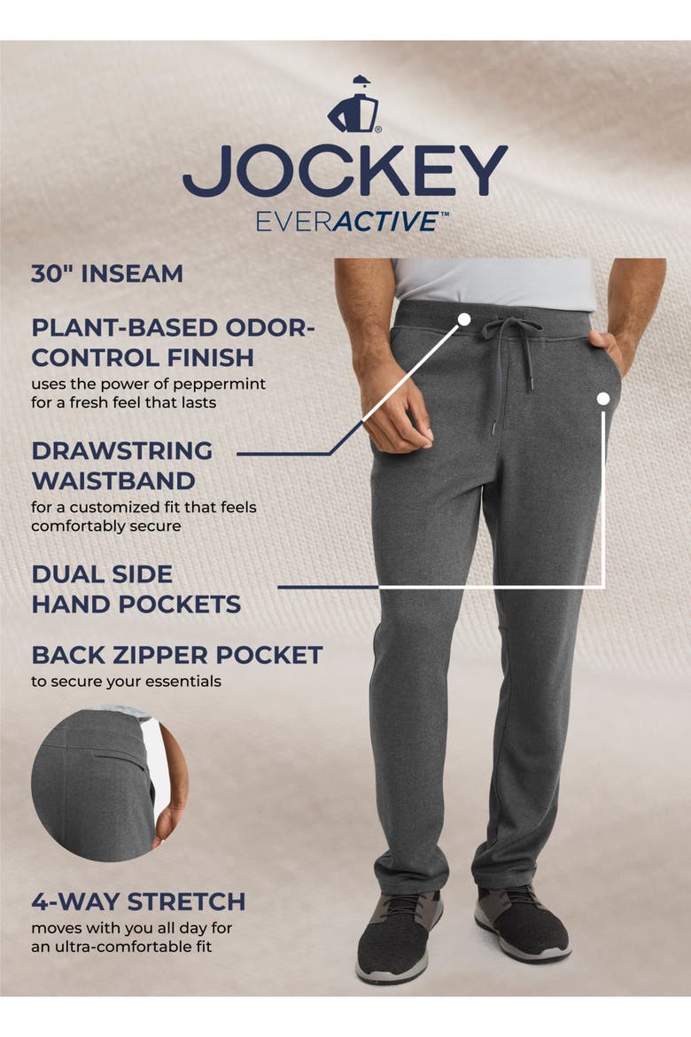 Mens EverActive Knit Pant, Alternate, color, Slate Heather
