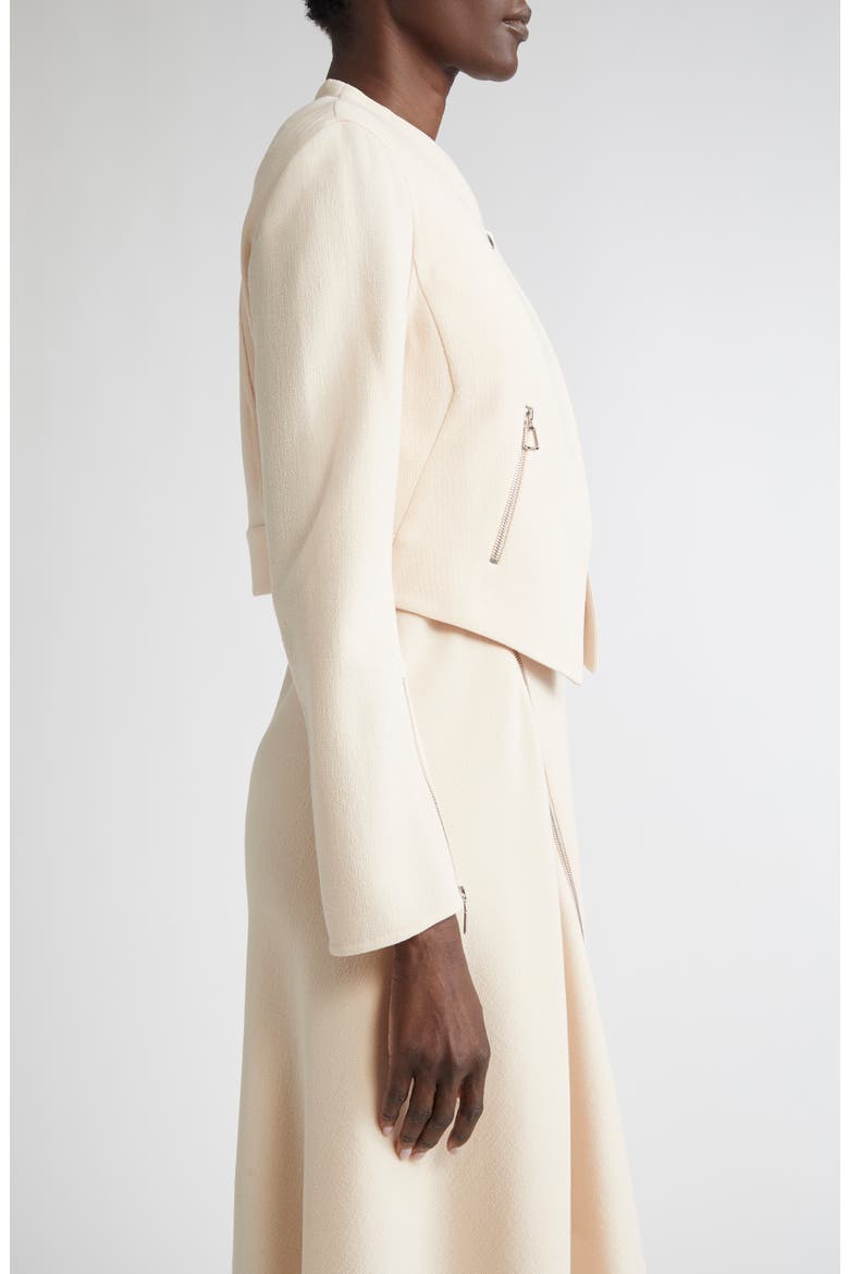Ariel Double Face Wool Crop Jacket, Alternate, color, SEASHELL