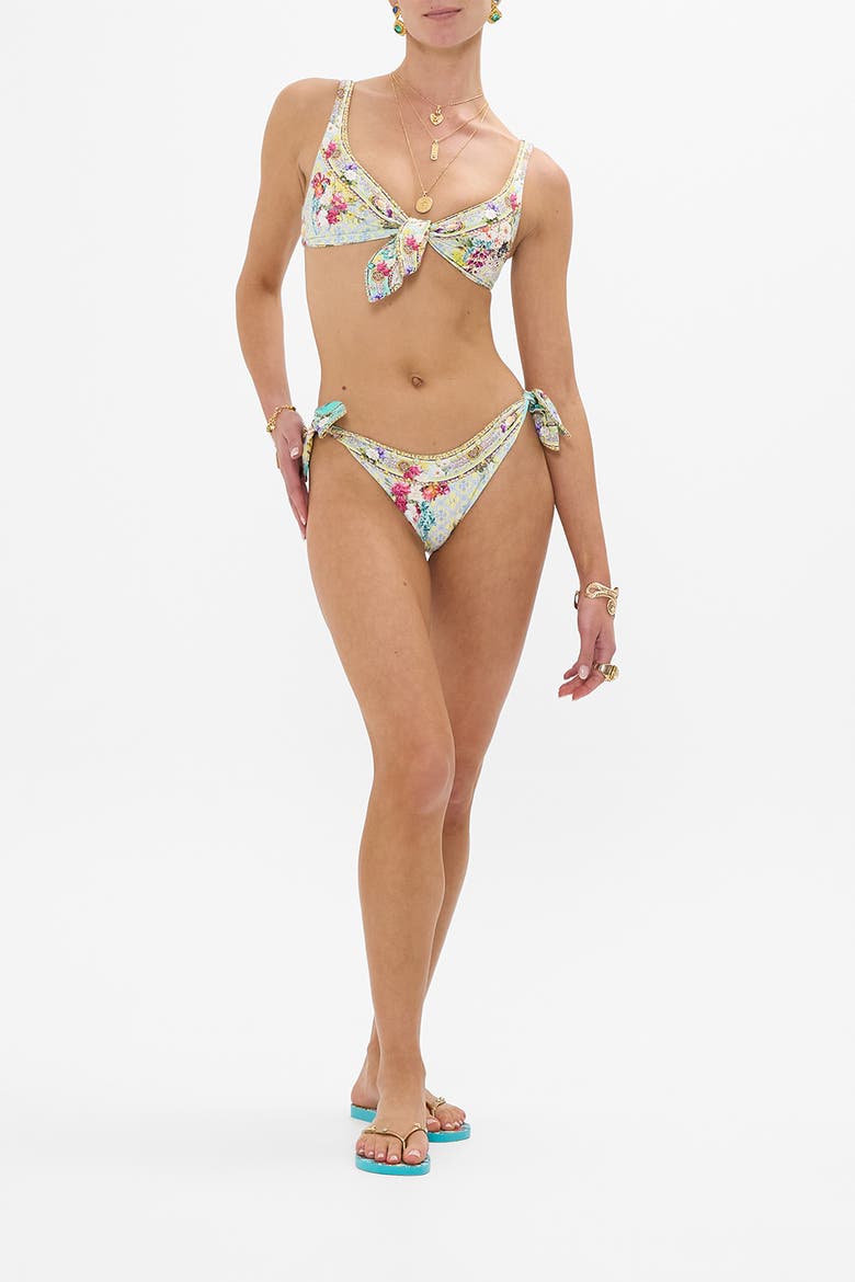 Reversible Tie Bikini Set Gardens Of Queluz, Main, color, Gardens Of Queluz