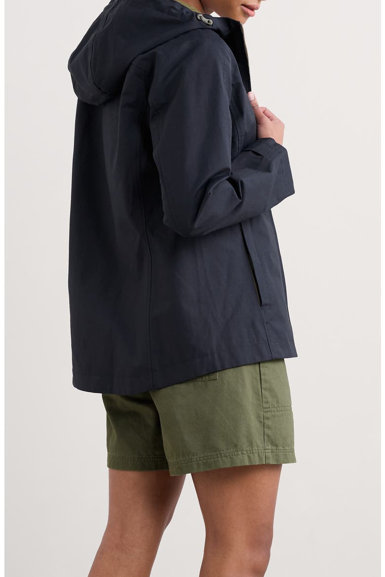 Waterway Hooded Waterproof Jacket, Alternate, color, INKWELL
