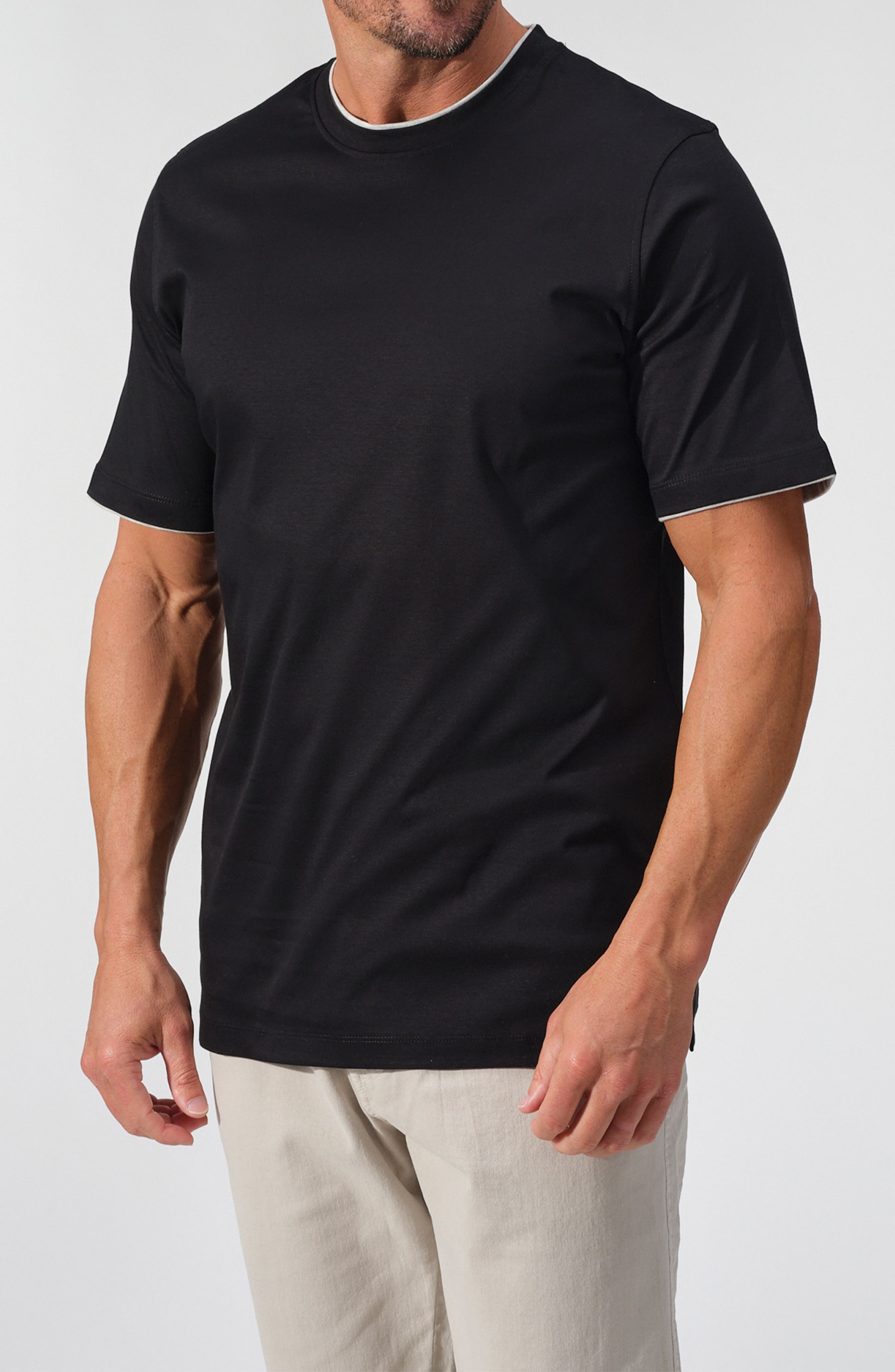 STUDIO GARNET LOS ANGELES Faux Layering T-Shirt