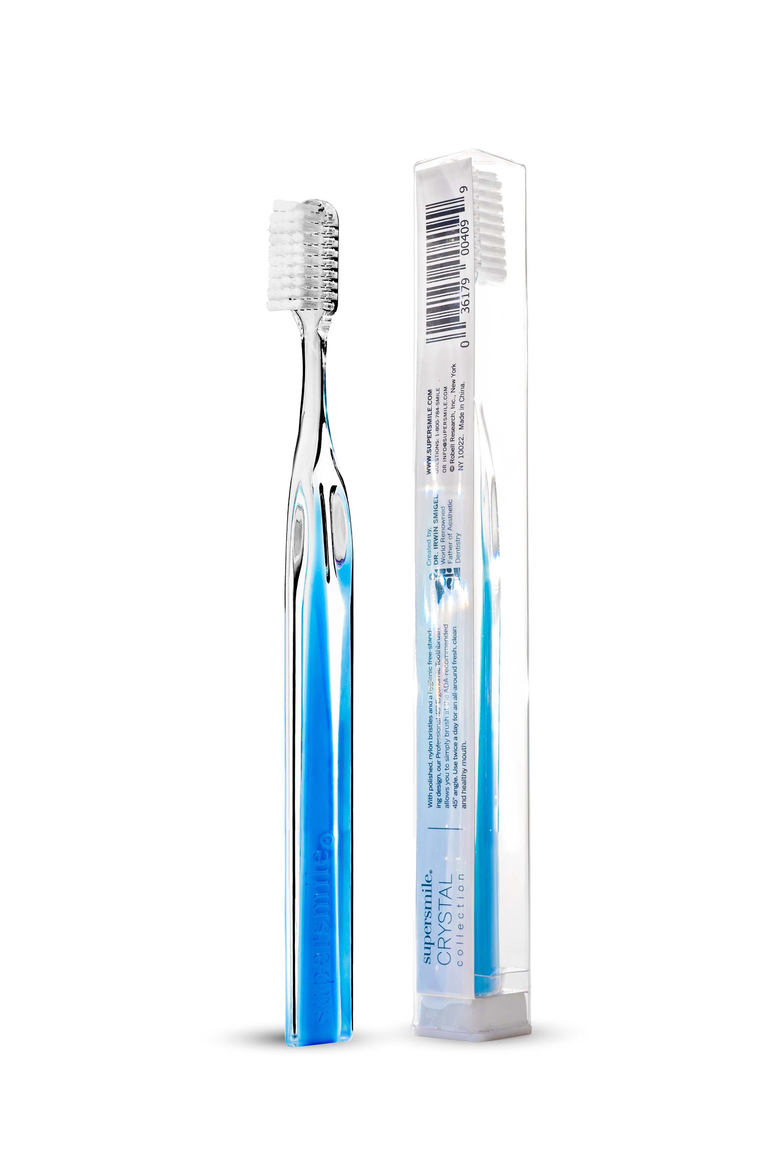 Crystal Collection 45° Toothbrush, Alternate, color, Blue Lapis
