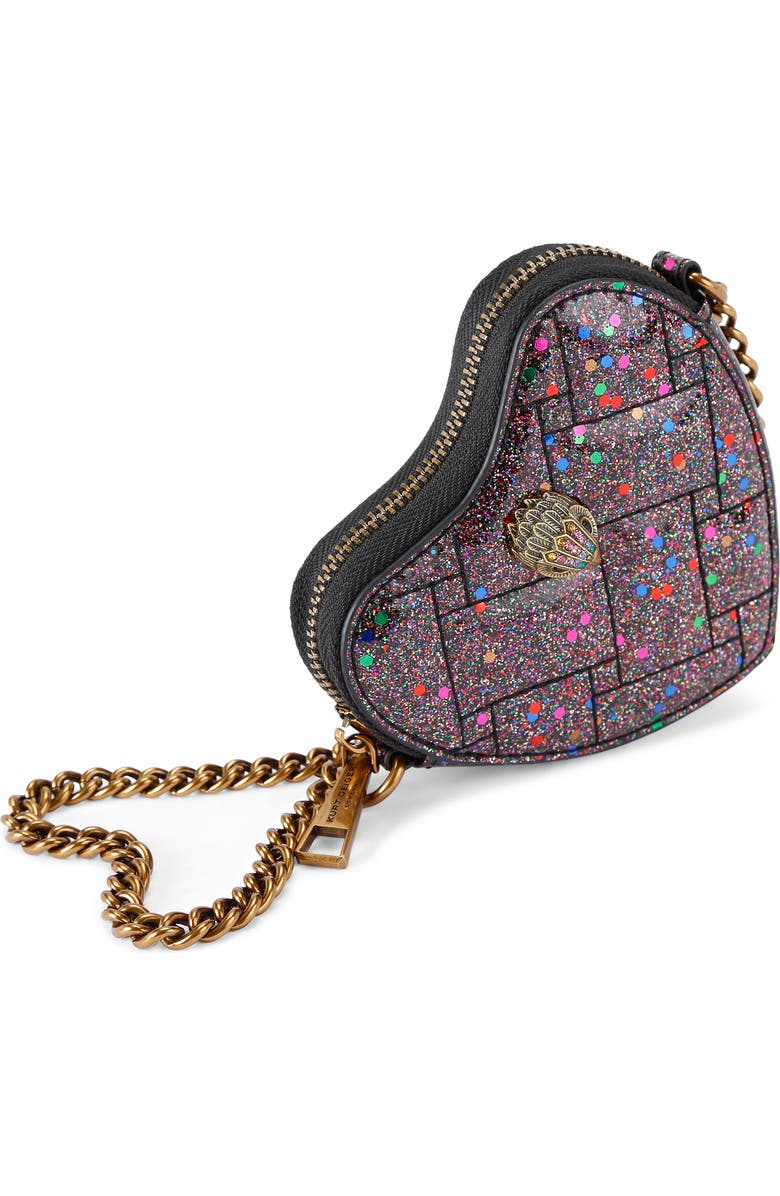 Kurt Geiger London Micro Heart Quilted Crossbody Bag, Alternate, color,